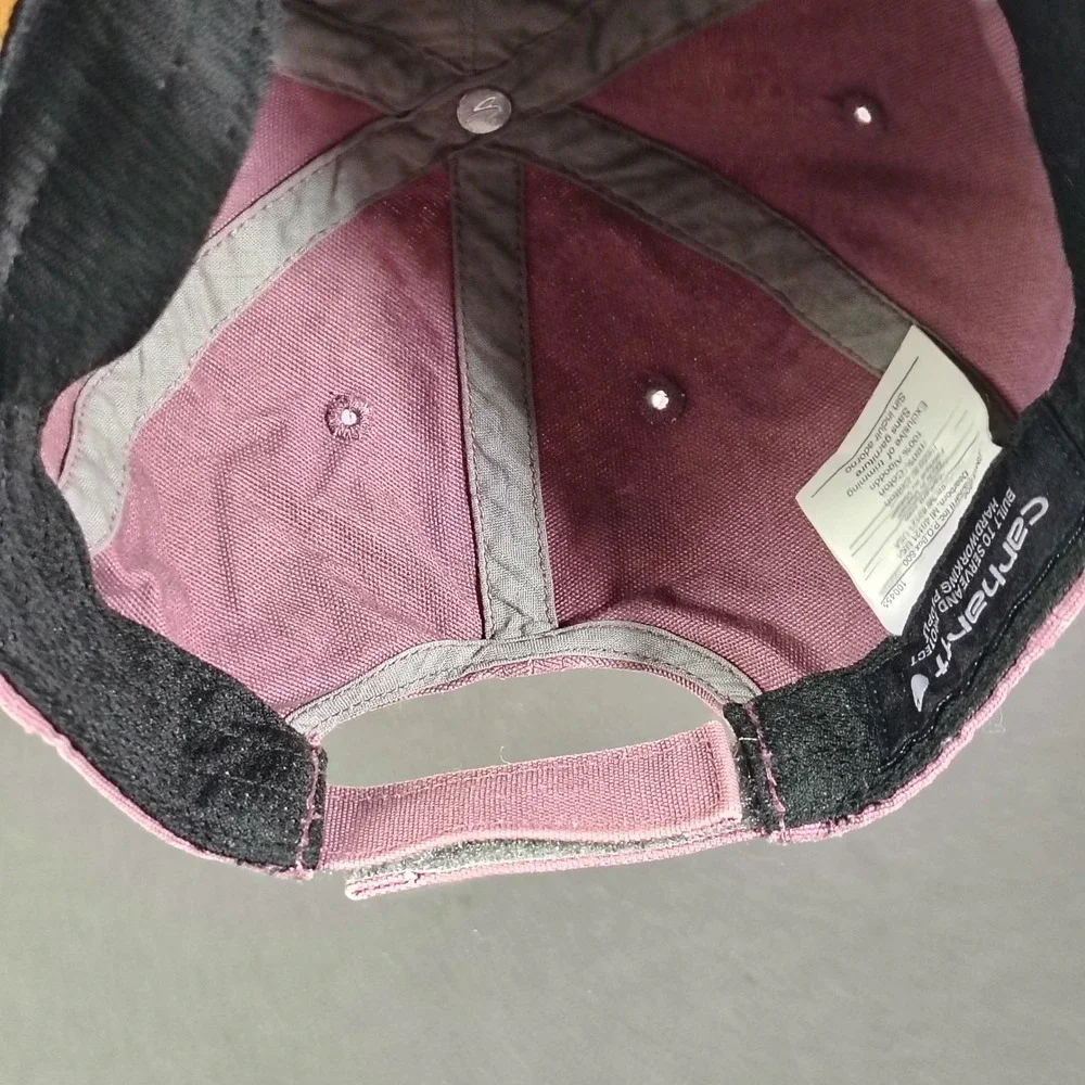 Carhartt Hat Cap Strapback One Size Rose Pink Odessa Canvas Cotton Womens